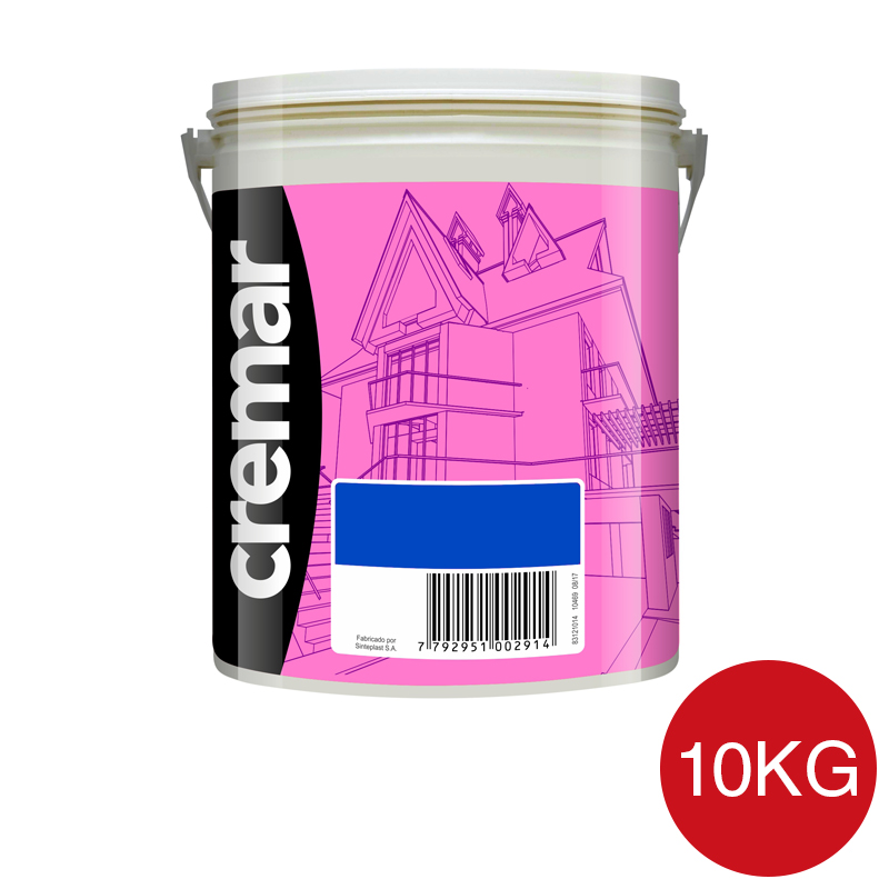 Impermeabilizante acrilico exterior Cremar techos y muros teja balde x 10kg