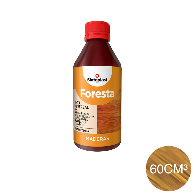 Colorante tinta universal maderas Foresta petiribi botella x 60cm³