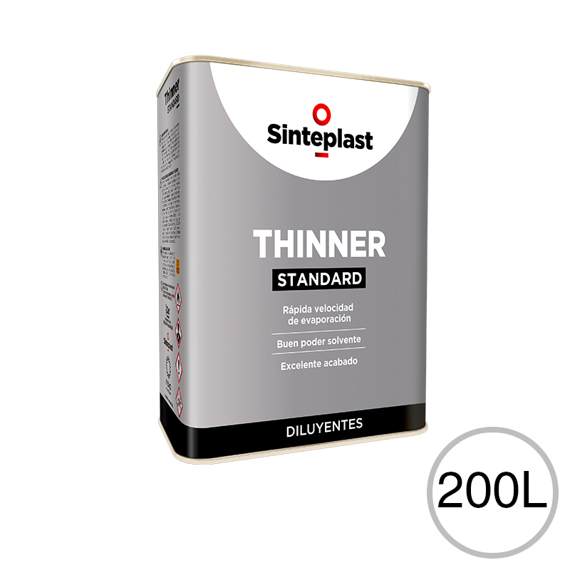Diluyente pinturas/lacas Thinner Standar uso general tambor x 200l