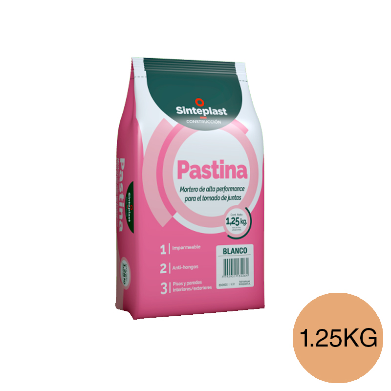 Pastina cementicia tomado junta pisos revestimiento exterior interior beige bolsa x 1.25kg