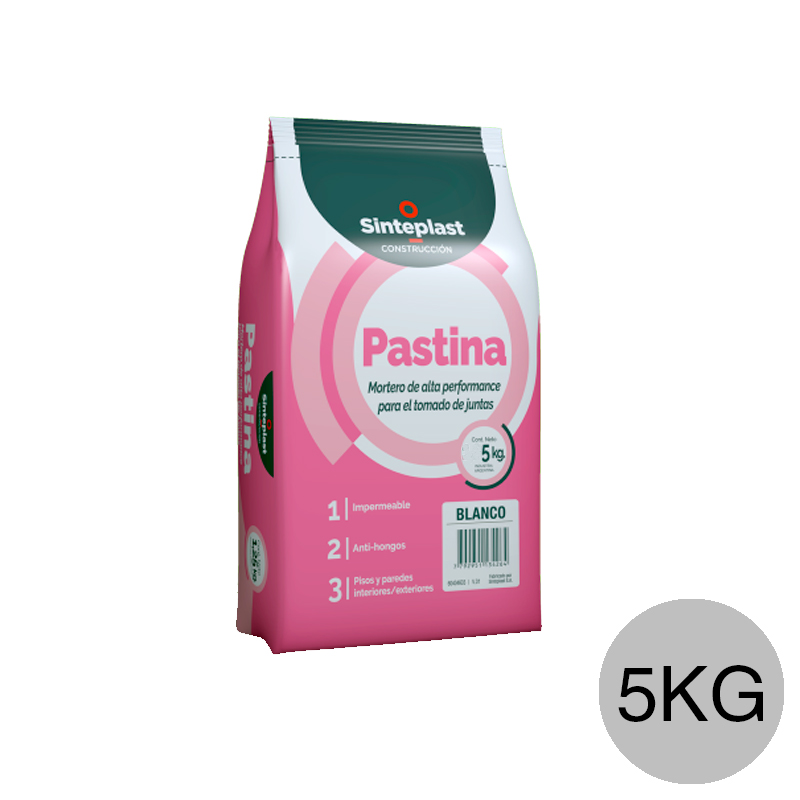 Pastina cementicia tomado junta pisos revestimiento exterior interior gris bolsa x 5kg