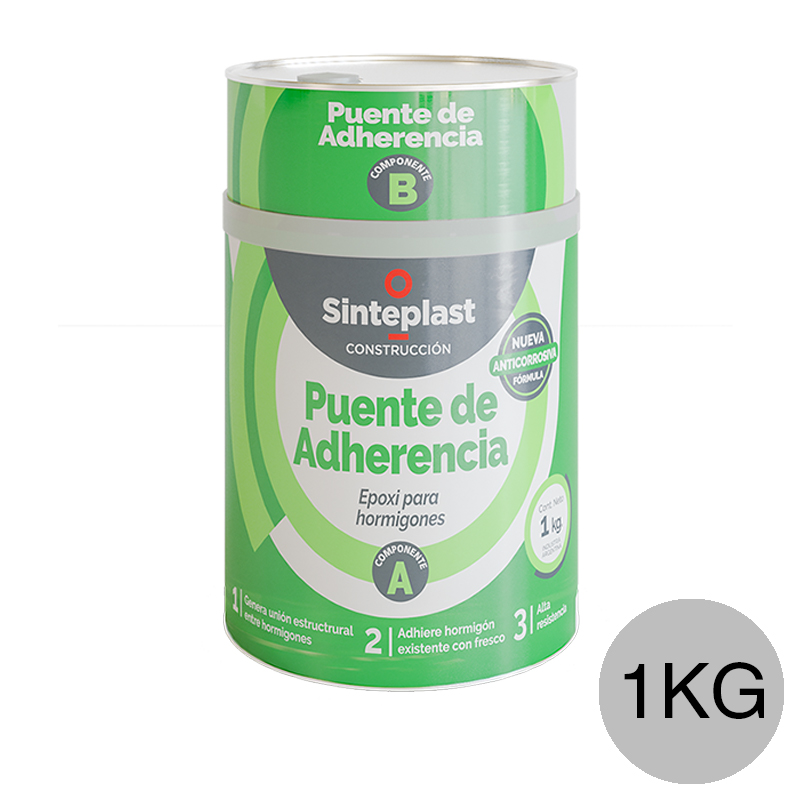Puente adherencia epoxi hormigon estructural gris lata x 1kg