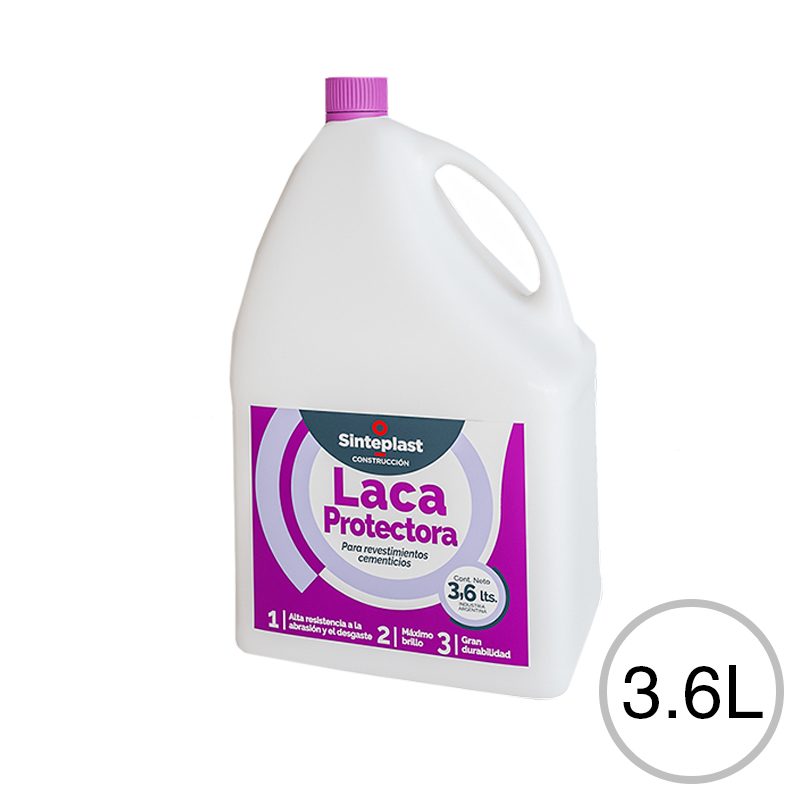 Laca poliuretanica protectora revestimientos cementicios transparente bidon x 3.6l