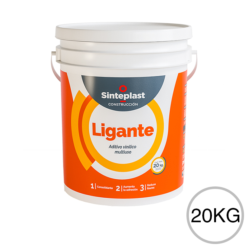 Aditivo ligante vinilico multiuso moteros blanco balde x 20kg
