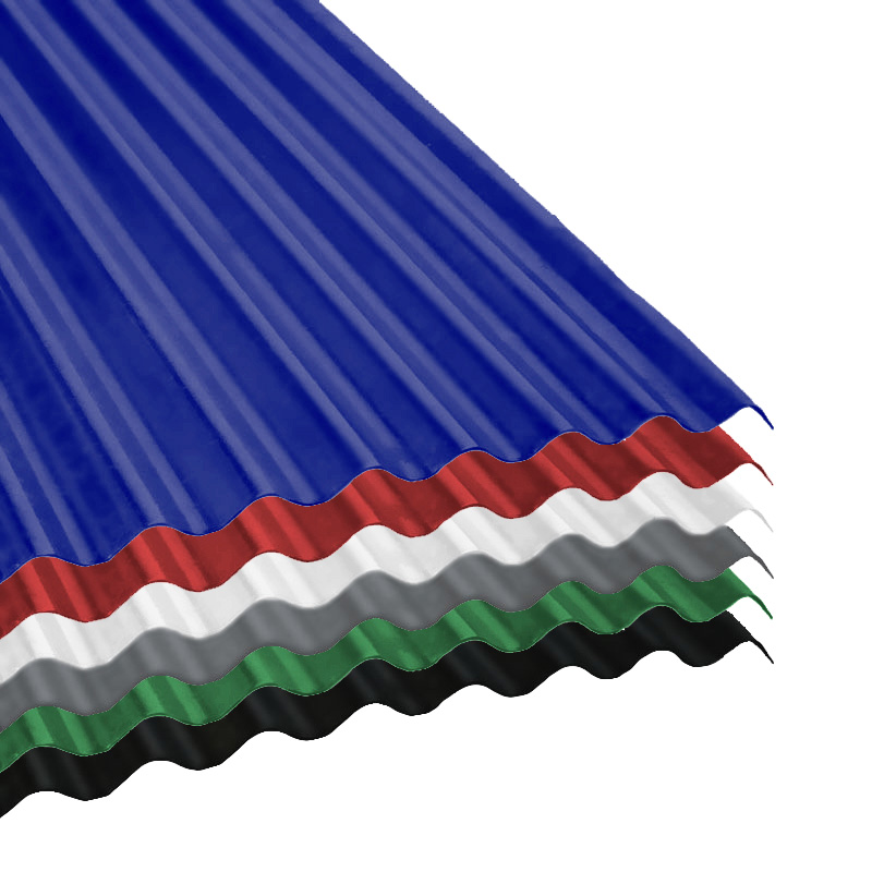 Chapa sinusoidal acanalada prepintada C25