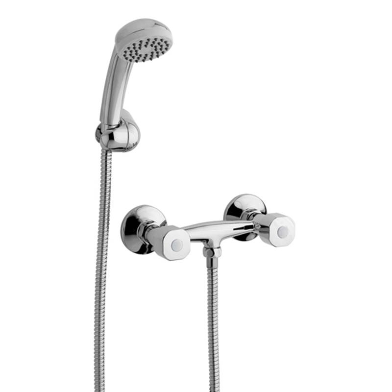 Griferia ducha acero Arizona plus exterior manual sin transferencia cromado brillante