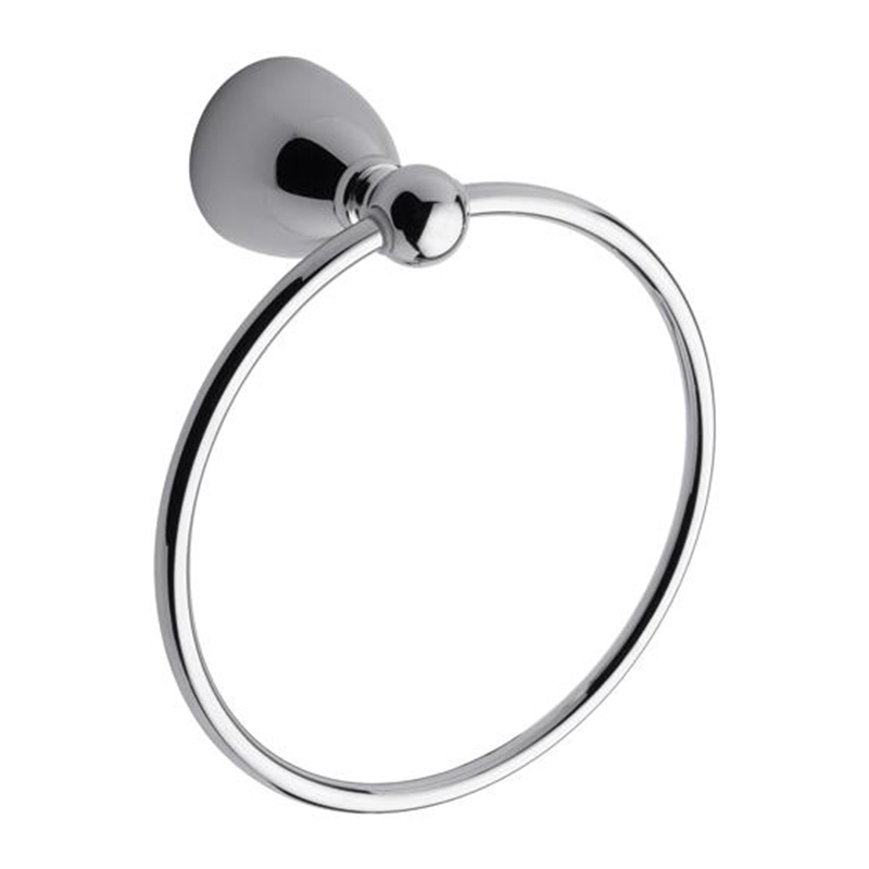Toallero acero Margot aro cromado brillante 78mm x 169mm x 191mm
