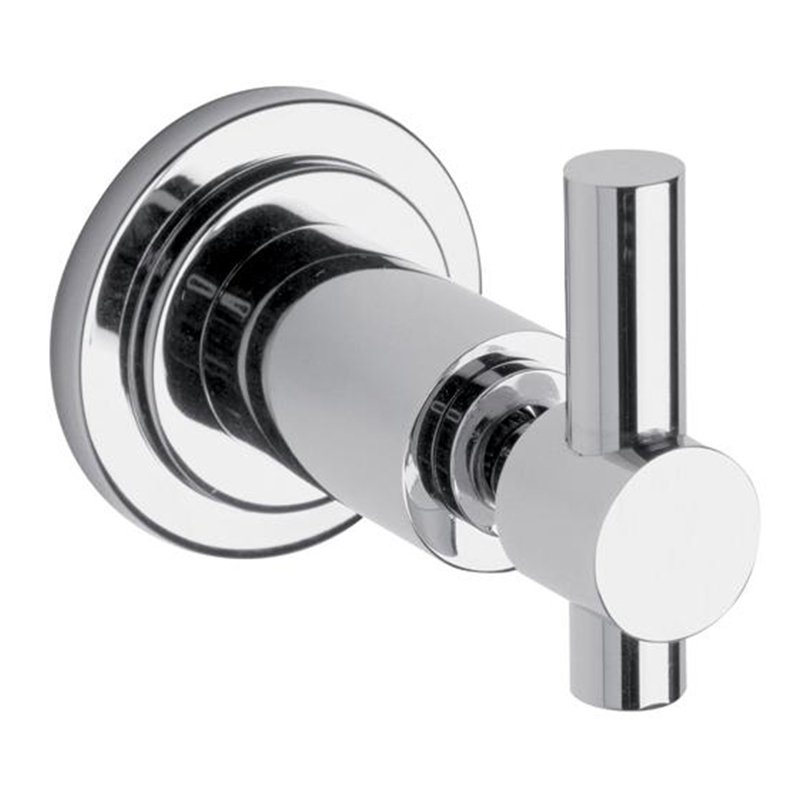 Percha baño acero Temple simple cromado brillante 52mm x 55mm x 76mm