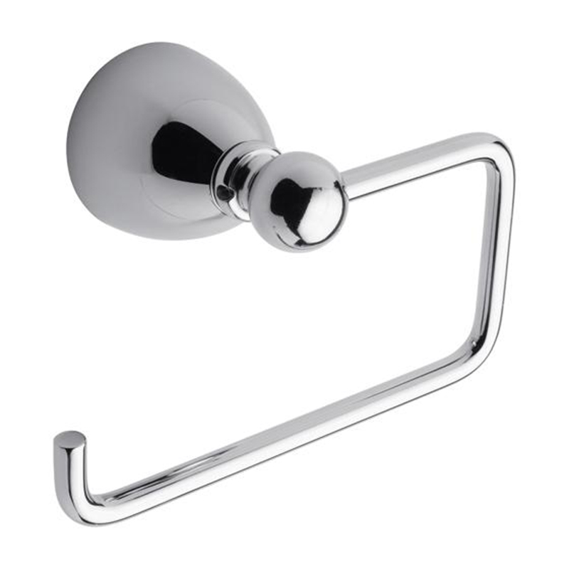 Porta rollo acero Margot cromado brillante 78mm x 102mm x 145mm