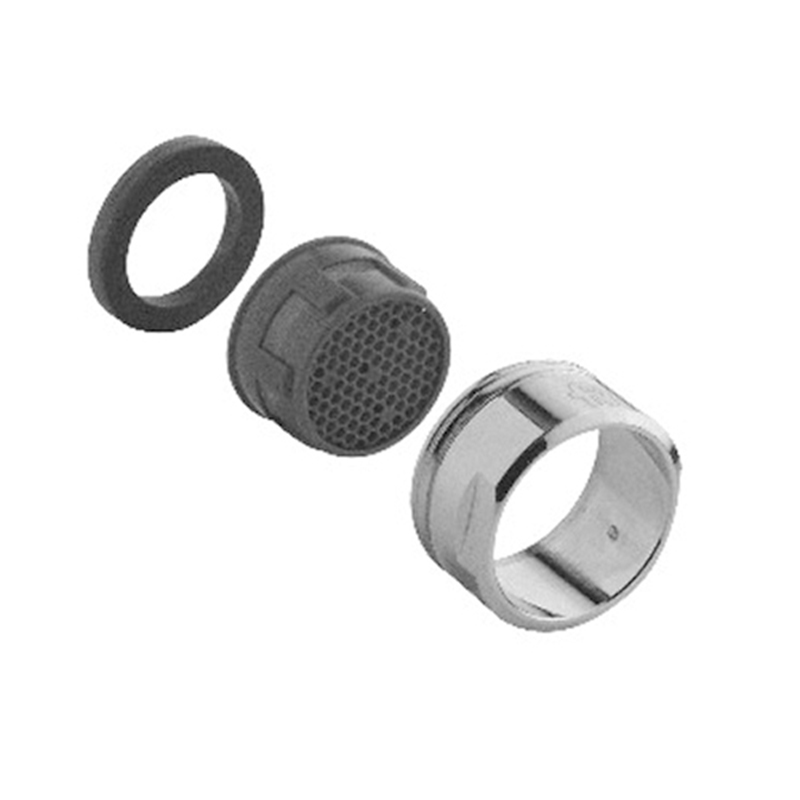 Boquilla aireadora acero m24x1 ahorro agua cromado caja x 10u