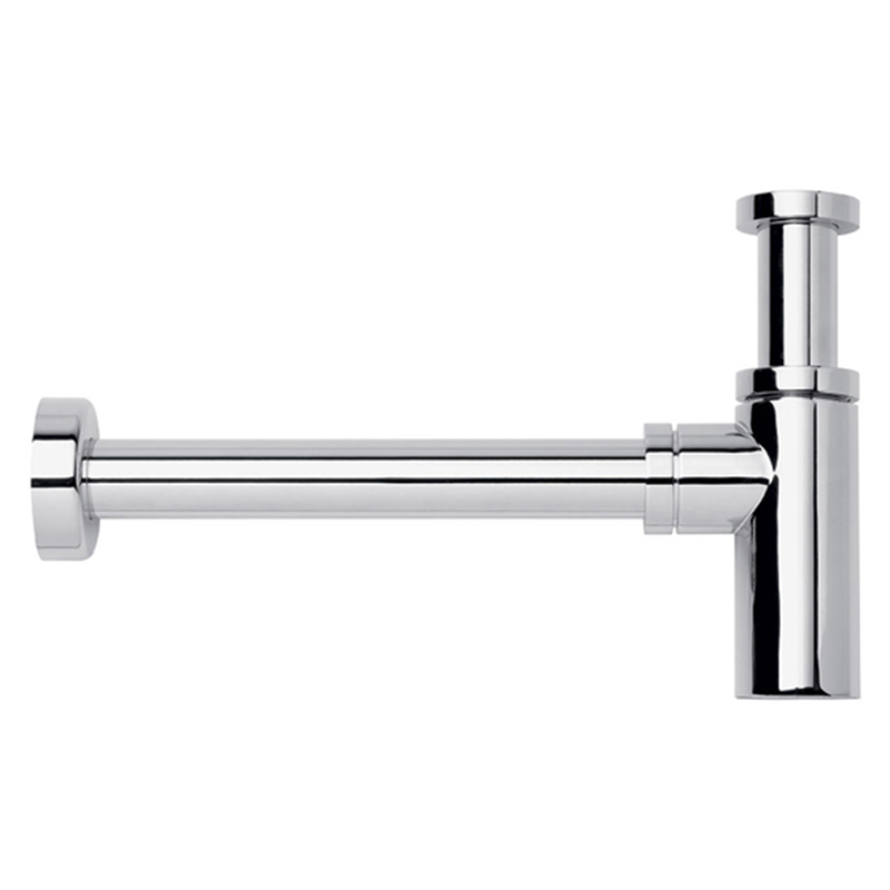 Descarga sifon lavatorio acero cromado brillante