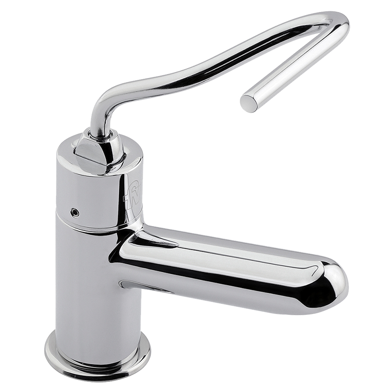 Canilla lavatorio acero Ecomatic mesada 1 agua automatico discapacitados cromado brillante