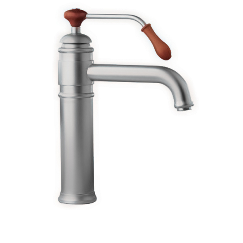 Griferia cocina acero Areco monocomando mesada cromado brillante