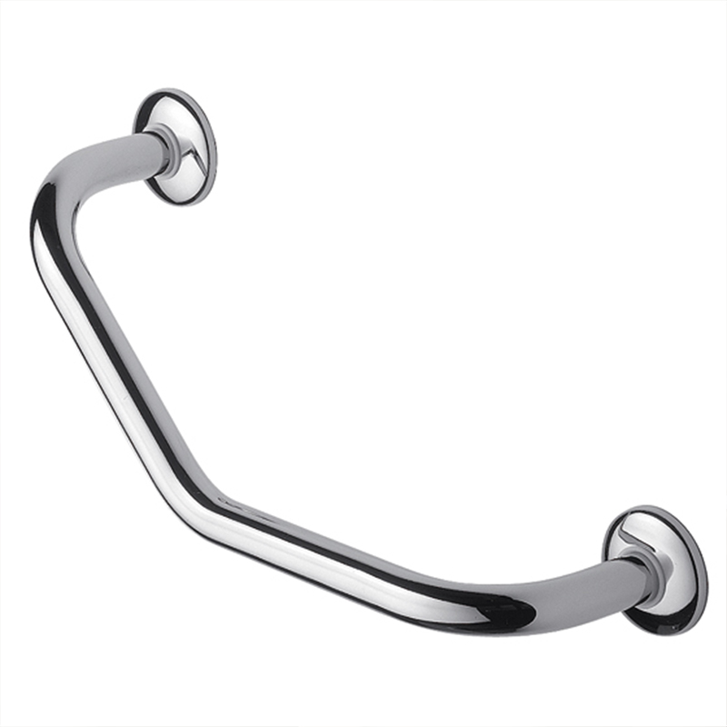 Agarradera bañera acero Grand Hotel angular cromado brillante 184mm x 128mm x 435mm
