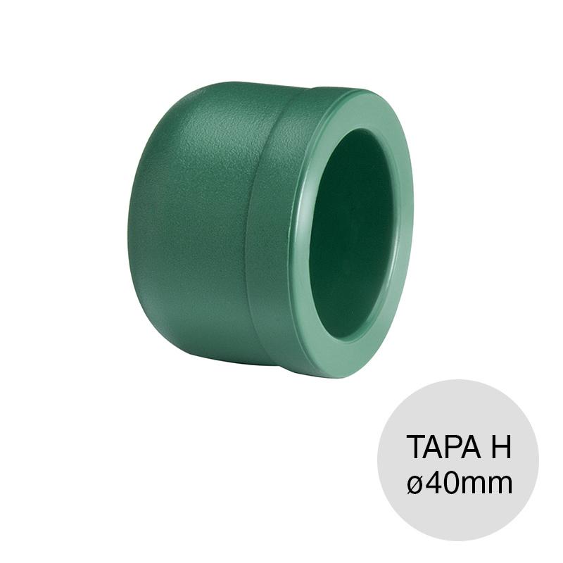 Tapa hembra agua polipropileno random thermofusion ø 40mm