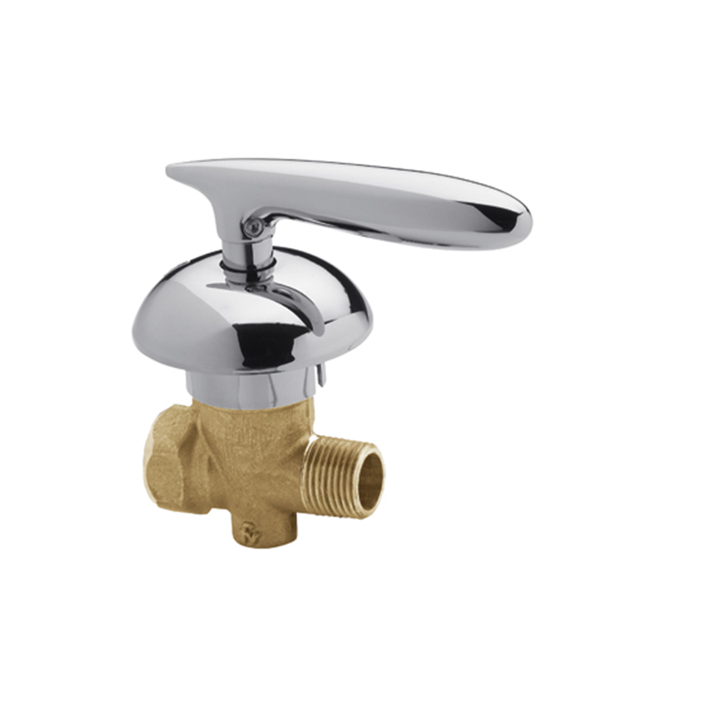 Llave gas bronce hexa lujo con campana cromado brillante 19mm / 3/4"