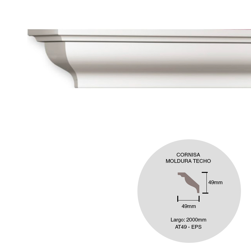 MOLDURA AT49 49X49X2000MM