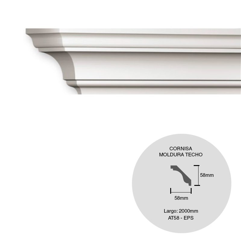 MOLDURA AT58 58X58X2000MM