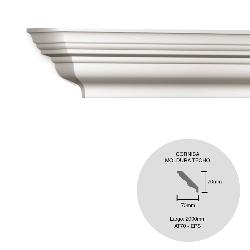 MOLDURA AT70 70X70X2000MM