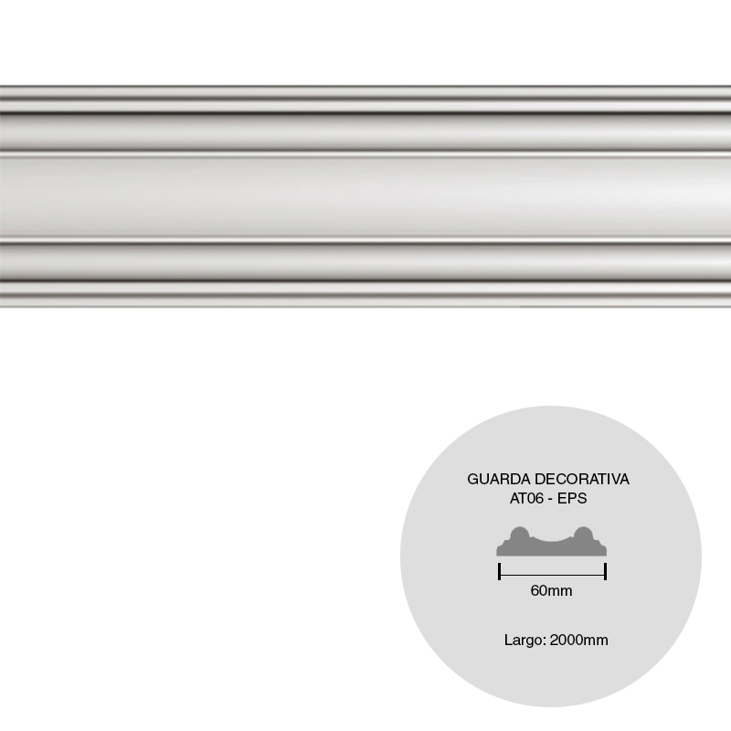 MOLDURA AT06 60X2000MM