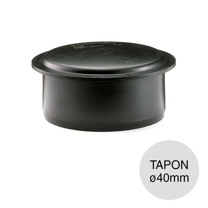 Tapon macho desagüe polipropileno union deslizante ø 40mm