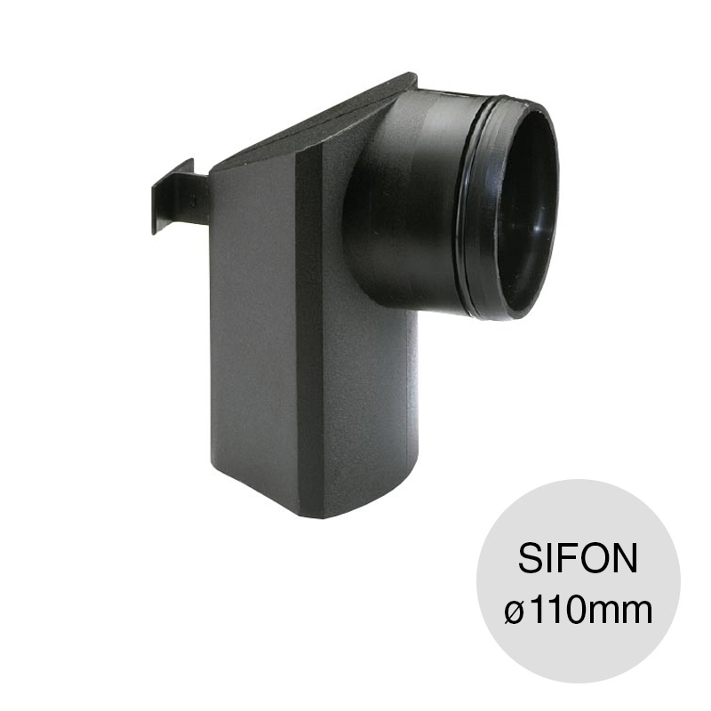 Sifon pileta patio desagüe polipropileno union deslizante ø 110mm