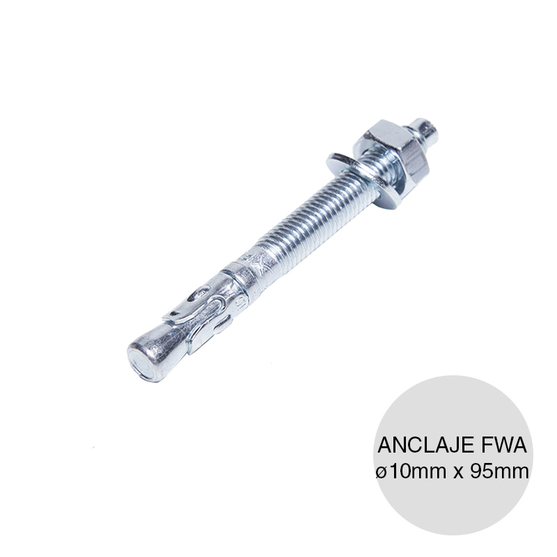 Anclaje fijacion metalica perno FWA ø 10mm x 95mm