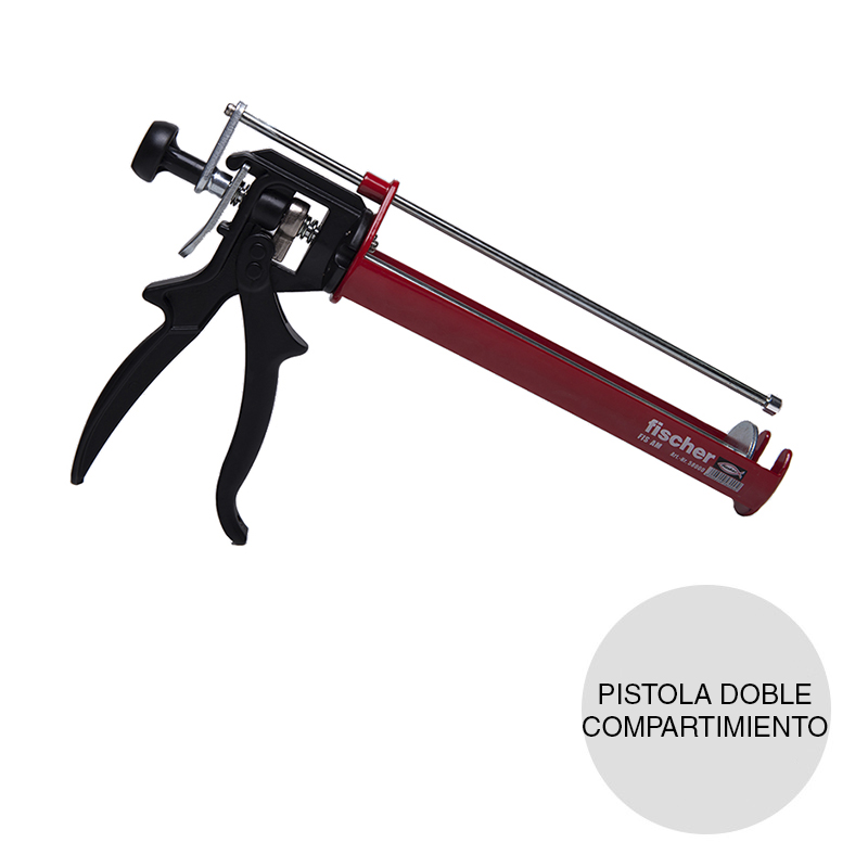Pistola aplicadora inyeccion cartuchos doble compartimiento FIS AM