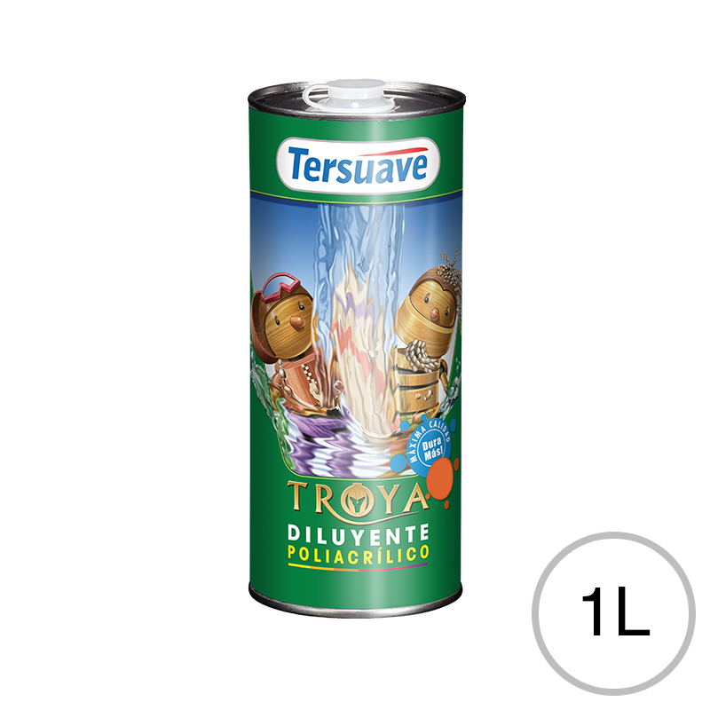 Diluyente para Laca Poliacrilica Base Solvente Tersuave 1L
