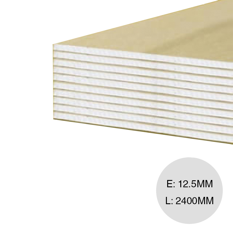 Placa yeso Aquaboard exterior 12.5mm x 1200mm x 2400mm
