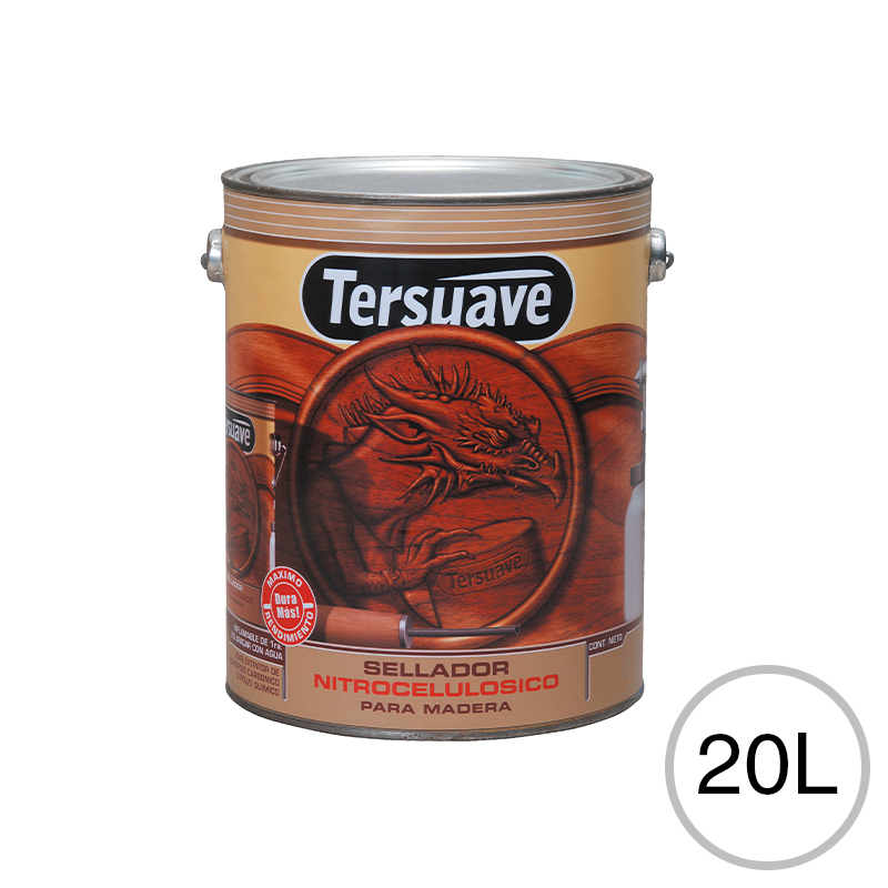 Sellador nitrocelulosico madera transparente semi mate balde x 20l