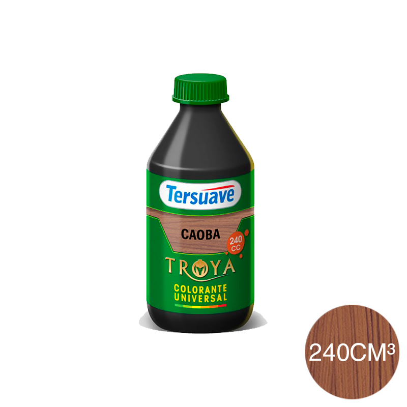 Colorante Laca y Barniz Troya Caoba 240cc