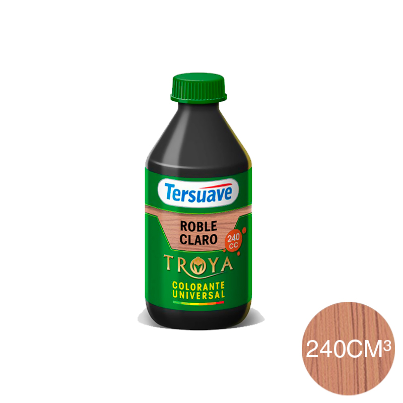 Colorante Laca y Barniz Troya Roble Claro 240cc