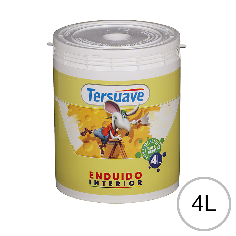 Enduido Plastico Interior Tersuave Blanco 4L