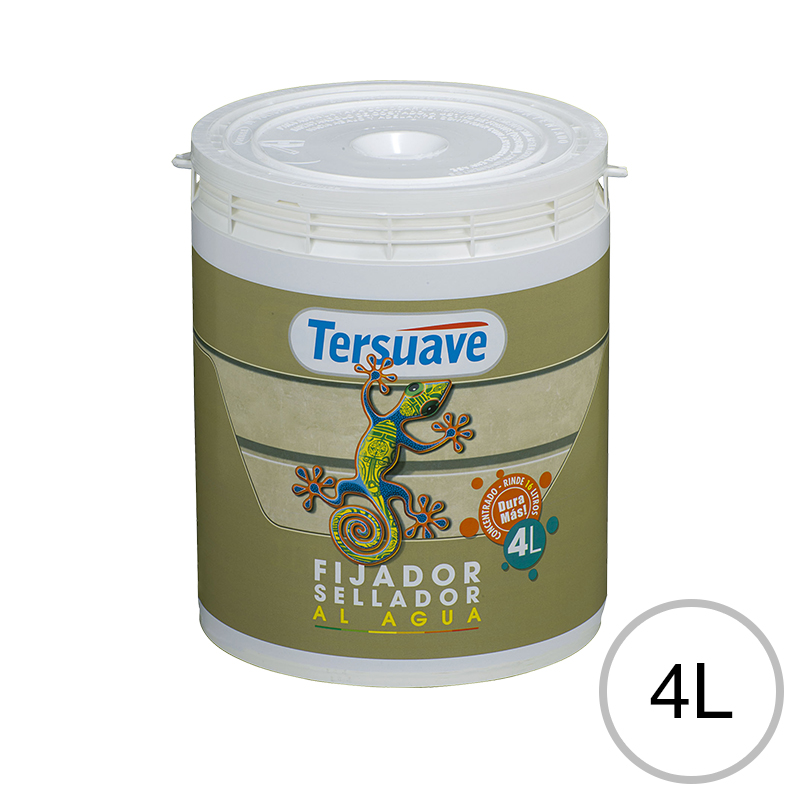 Fijador Sellador Concentrado Al Agua Tersuave Semimate 4L