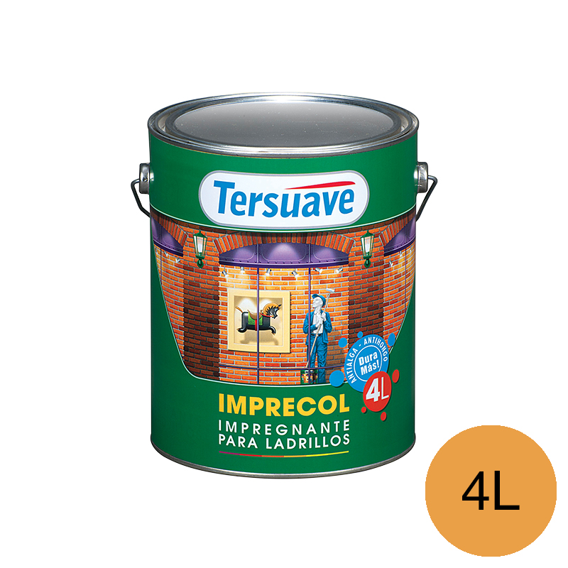 Impermeabilizante protector impregnante ladrillos Imprecol natural satinado lata x 4l