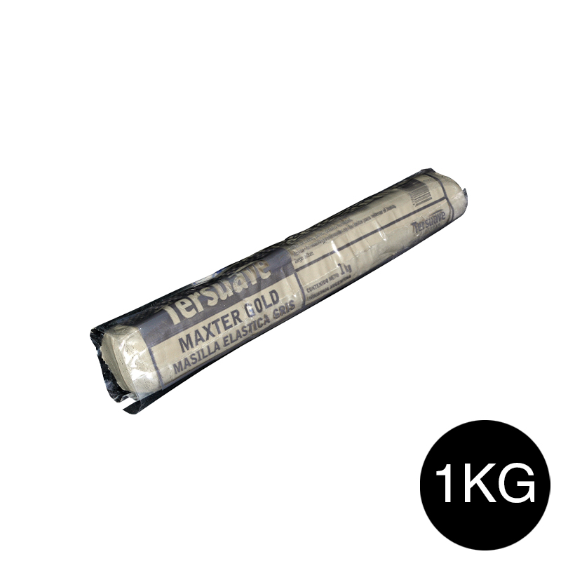 Masilla selladora calafateo Maxter Gold negro pack x 1kg