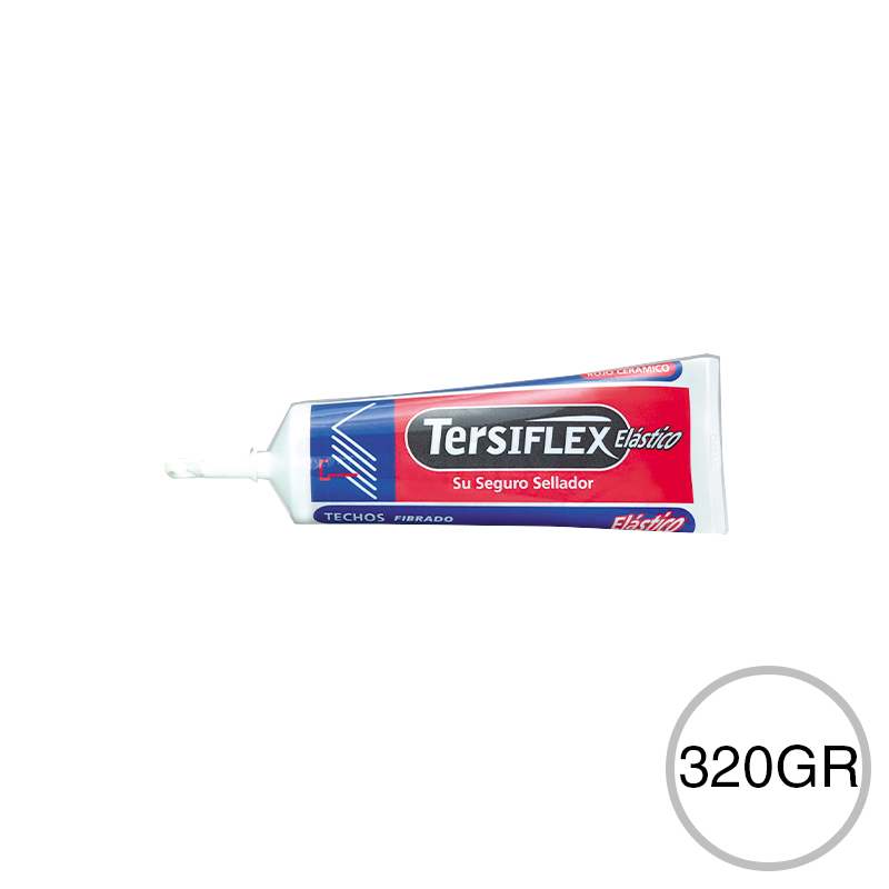 Sellador acrilico fibrado techos Tersiflex blanco pomo x 320gr