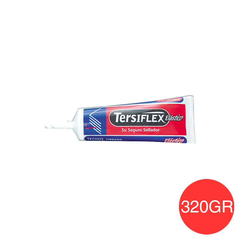 Sellador acrilico fibrado techos Tersiflex rojo ceramico pomo x 320gr