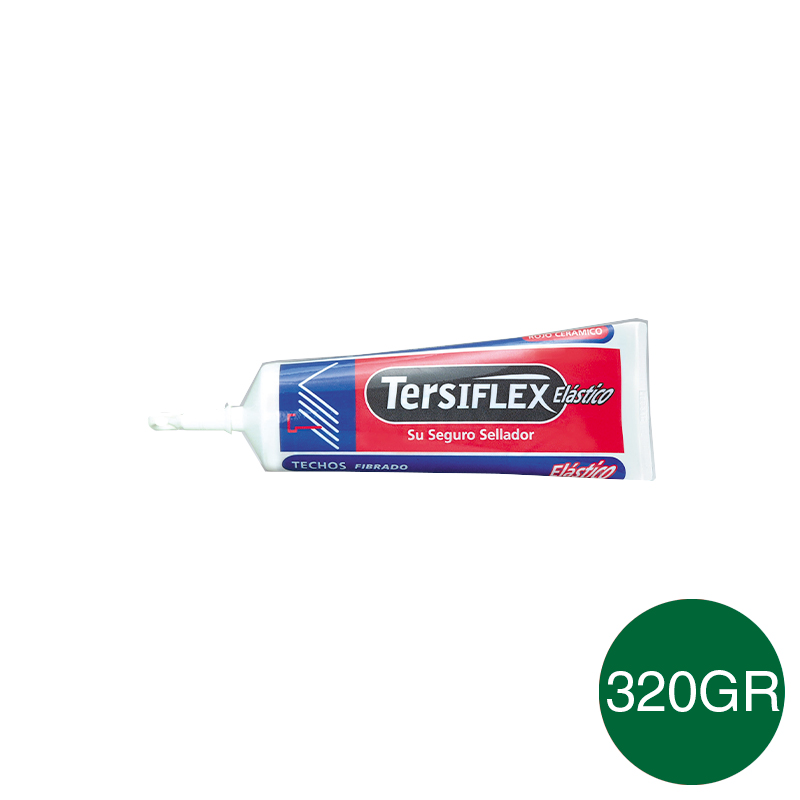 Sellador acrilico fibrado techos Tersiflex verde pomo x 320gr