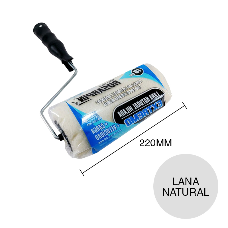 RODILLO 220MM LANA NATURAL PELO NORMAL
