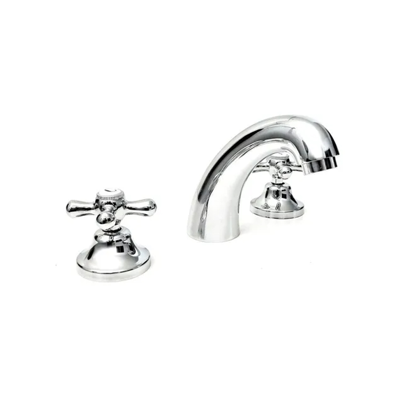 Griferia lavatorio metalica Liwen cromado brillante