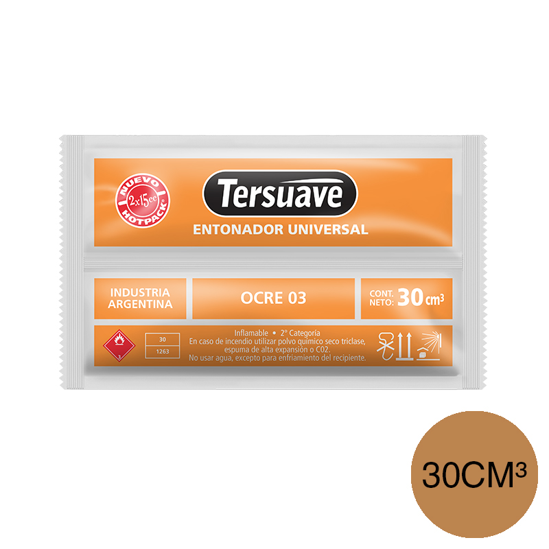 Entonador Universal Colorante Pinturas Tersuave Ocre Sachet 30cc