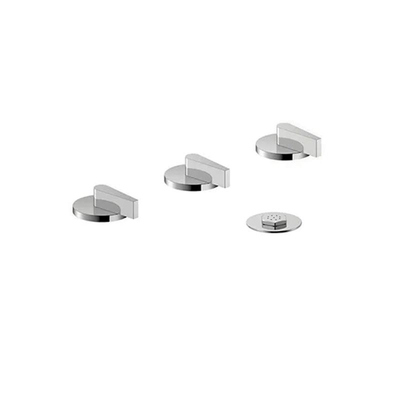 Griferia bidet acero monocomando Paris cromado brillante