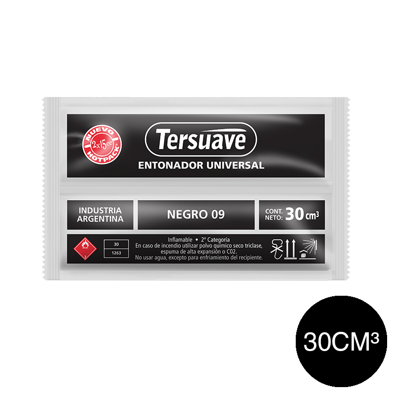 Entonador Universal Colorante Pinturas Tersuave Negro Sachet 30cc