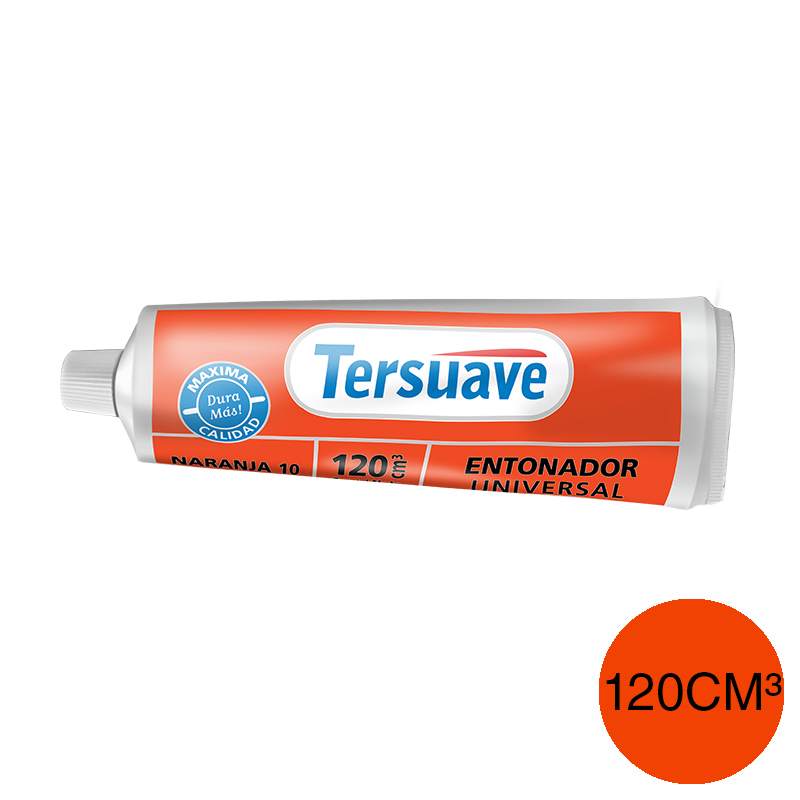 Entonador Universal Colorante Pinturas Tersuave Naranja Pomo 120cc