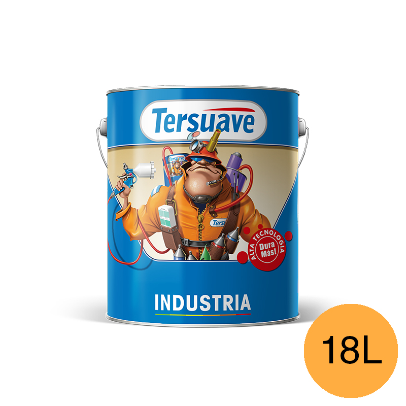 Pintura Acrilica para Demarcacion Vial Tersuave Amarillo Mate 18L