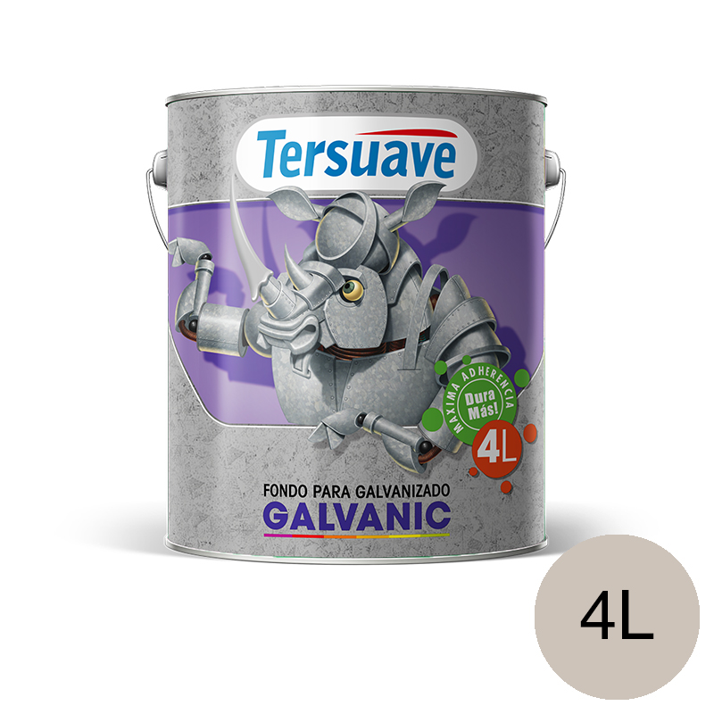 Fondo Protector para Galvanizado Galvanic Gris Mate 4L