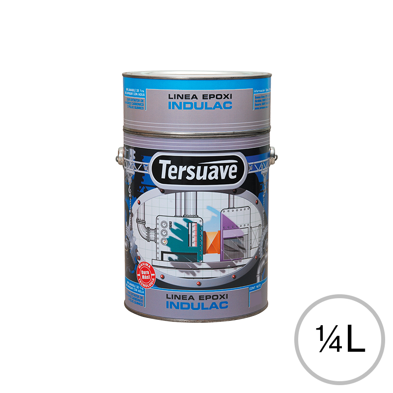 Esmalte terminacion epoxi Indulac altas prestaciones blanco brillante lata x 1/4l