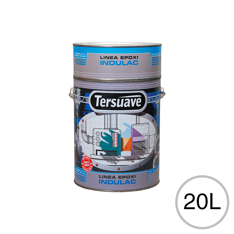 Esmalte terminacion epoxi Indulac altas prestaciones blanco brillante balde x 20l